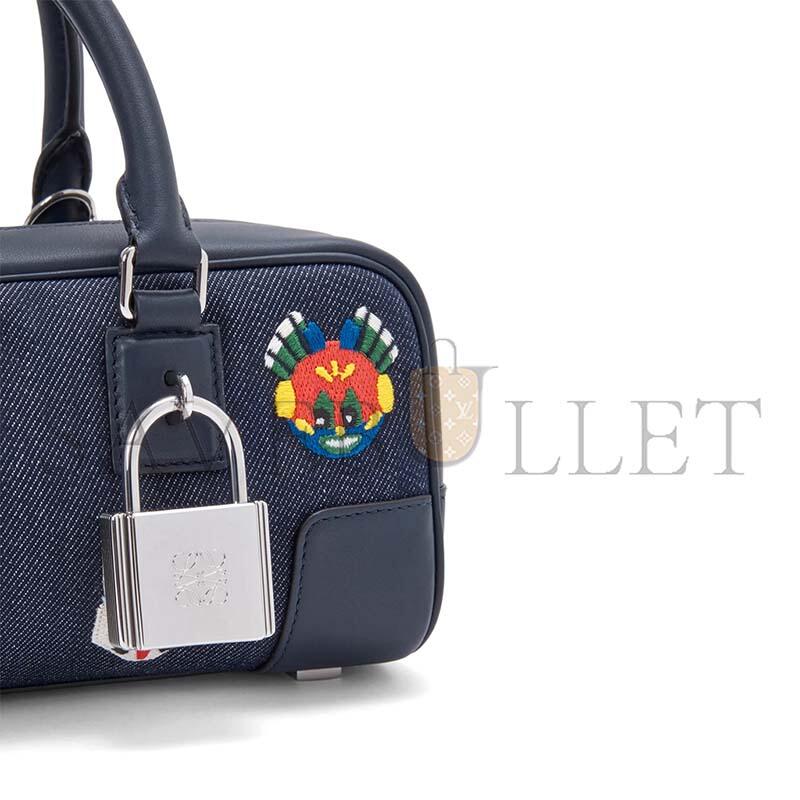 l0ew* cats amazona 23 cropped bag in embroidered De*1m a039n23x15-5100 (23*11*10cm)